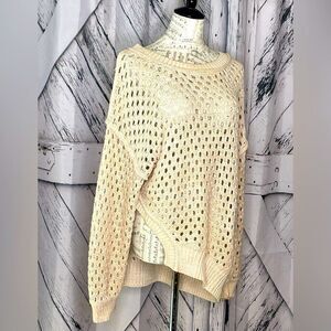 Urban Outfitter Chunky Knit Sweater Asymmetrical Small